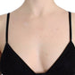 Ermanno Scervino Elegant Black Cami Lingerie Top