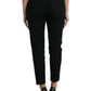 Dolce & Gabbana Elegant High-Waist Tapered Cropped Pants