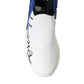 Dolce & Gabbana Chic Low Top Sorrento Sneakers in Blue and White