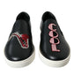 Dolce & Gabbana Elegant Black Slip-On Sneakers