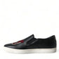 Dolce & Gabbana Elegant Black Slip-On Sneakers