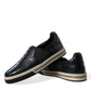 Dolce & Gabbana Elegant Crocodile Leather Low-Top Sneakers