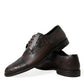 Dolce & Gabbana Elegant Textured Leather Oxford Dress Shoes