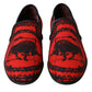 Dolce & Gabbana Torero-Inspired Luxe Red & Black Loafers