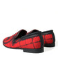 Dolce & Gabbana Torero-Inspired Luxe Red & Black Loafers