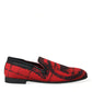 Dolce & Gabbana Torero-Inspired Luxe Red & Black Loafers