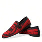 Dolce & Gabbana Torero-Inspired Luxe Red & Black Loafers