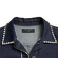 Dolce & Gabbana Elegant Denim Jewel Button Jacket