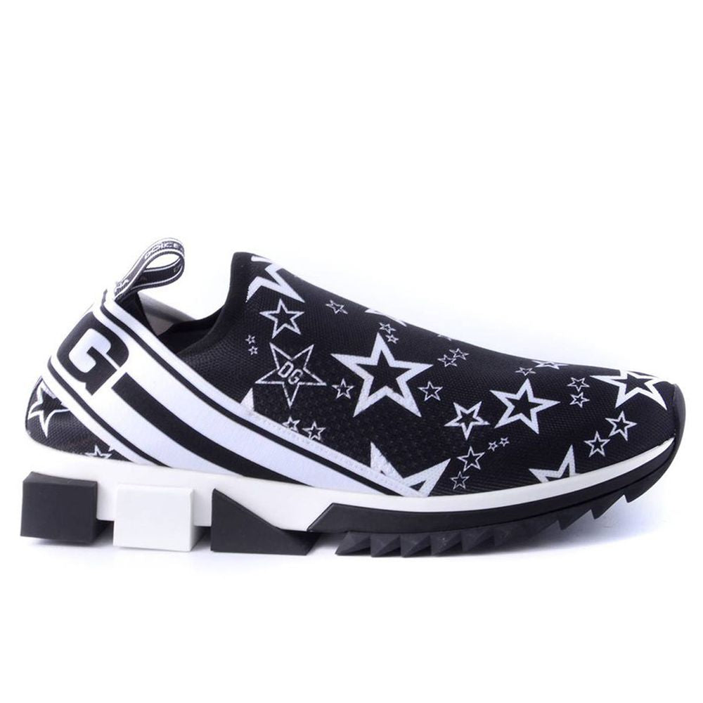 Dolce & Gabbana Stellar Stretch Sneakers in Monochrome