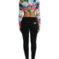 Dolce & Gabbana Floral Elegance Cropped Blouse