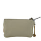 Versace Elegant White Lamb Leather Crossbody Pouch