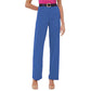 Patrizia Pepe Elegant Blue Trousers for Smart Chic Style