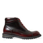 Dolce & Gabbana Dapper Dual-Tone Leather Ankle Boots