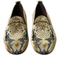 Dolce & Gabbana Opulent Gold Velvet Smoking Slippers