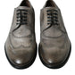 Dolce & Gabbana Elegant Calfskin Derby Lace-Ups