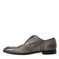 Dolce & Gabbana Elegant Calfskin Derby Lace-Ups