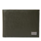 Dolce & Gabbana Elegant Olive Green Leather Bifold Wallet