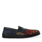 Dolce & Gabbana Elegant Multicolor Floral Loafers