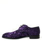 Dolce & Gabbana Elegant Sequined Oxford Dress Shoes