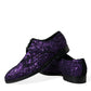 Dolce & Gabbana Elegant Sequined Oxford Dress Shoes