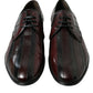 Dolce & Gabbana Elegant Striped Leather Dress Shoes