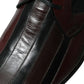 Dolce & Gabbana Elegant Striped Leather Dress Shoes