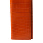 Dolce & Gabbana Chic Orange Crocodile Leather Wallet