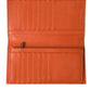 Dolce & Gabbana Chic Orange Crocodile Leather Wallet