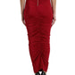 Dolce & Gabbana Elegant Red High-Waist Maxi Skirt