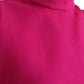 Dolce & Gabbana Elegant Pink Turtleneck Sleeveless Wool Top