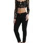 Dolce & Gabbana Elegant Lace Bustier Cropped Top