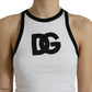 Dolce & Gabbana Elegant Sleeveless Logo Tank Top