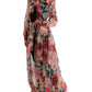 Dolce & Gabbana Floral Silk Chiffon Maxi Coat