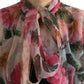 Dolce & Gabbana Floral Silk Chiffon Maxi Coat