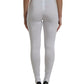 Dolce & Gabbana Elegant High Waist Leggings in White