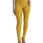 Dolce & Gabbana Elegant High Waist Yellow Leggings