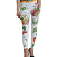 Dolce & Gabbana Elegant High Waist Printed Leggings