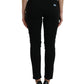 Dolce & Gabbana Elegant Black Mid Waist Stretch Jeans