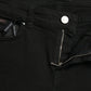 Dolce & Gabbana Chic Black Mid Waist Stretch Jeans