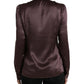 Dolce & Gabbana Elegant Silk Ascot Collar Blouse