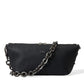 Dolce & Gabbana Elegant Black Leather Shoulder Bag