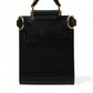 Dolce & Gabbana Elegant Black Leather Crossbody Bag