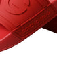 Dolce & Gabbana Classic Red Rubber Beachwear Slides