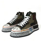 Dolce & Gabbana Camouflage Canvas High-Top Sneakers