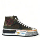 Dolce & Gabbana Camouflage Canvas High-Top Sneakers