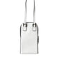 Dolce & Gabbana Elegant White Leather Crossbody Phone Bag