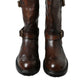 Dolce & Gabbana Elegant Mid Calf Leather Boots for Men