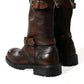 Dolce & Gabbana Elegant Mid Calf Leather Boots for Men