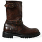 Dolce & Gabbana Elegant Mid Calf Leather Boots for Men