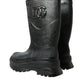 Dolce & Gabbana Sleek Metallic Rubber Rain Boots with DG Logo